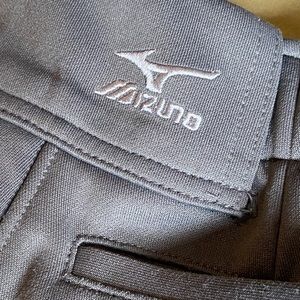 Mizuno Charcoal (Sz YS) Belted Girls Softball Pant